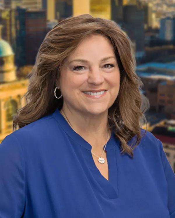 LCBF Logotype with Brooklyn Bridge and skyline in background