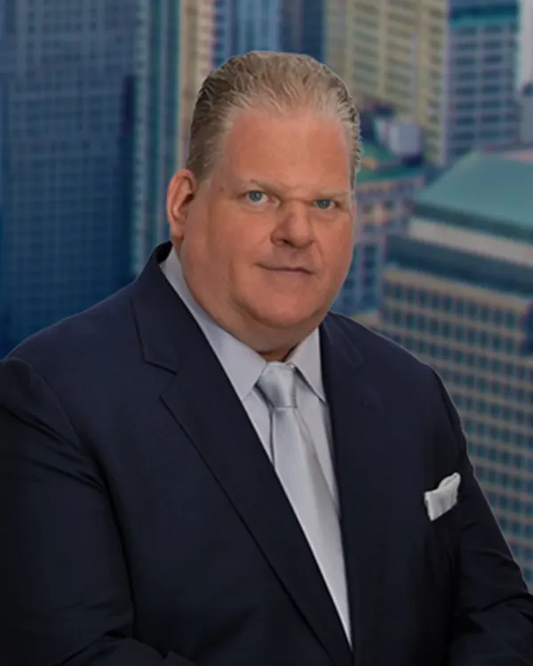 LCBF Logotype with Brooklyn Bridge and skyline in background